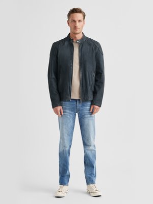 Lederjacke MSNevio aus weichem Lammnubukleder