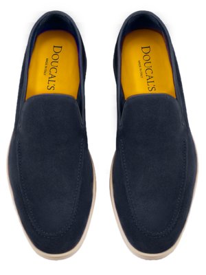 Leichte Slipper Newman aus Veloursleder mit Sneaker-Sohle