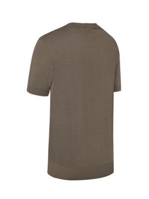 Glattes T-Shirt aus hochwertigem Baumwoll-Feinstrick