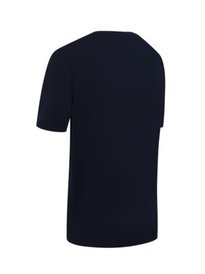 Glattes T-Shirt aus hochwertigem Baumwoll-Feinstrick