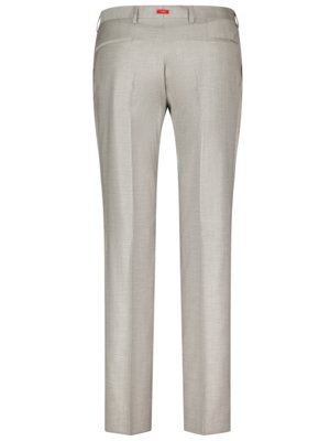 Anzughose aus einem Schurwoll-Mix mit Stretch, Slim Fit