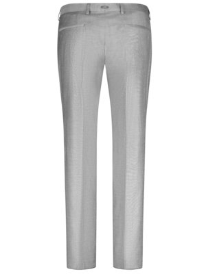 Anzughose aus einem Schurwoll-Mix mit Stretch, Slim Fit