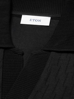 Poloshirt aus einem soften Baumwollstrick mit Variokragen