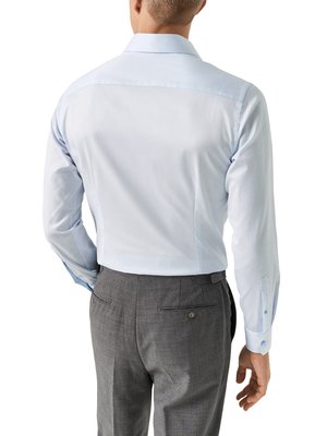 Gestreiftes mit Lyocell und Kentkragen, Contemporary Fit