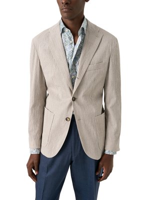 Signature Twill-Hemd mit floralem Print und Kentkragen, Contemporary Fit