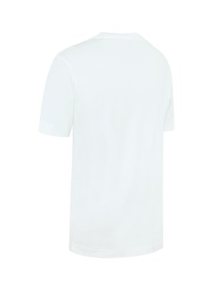 Unifarbenes T-Shirt aus Baumwolle