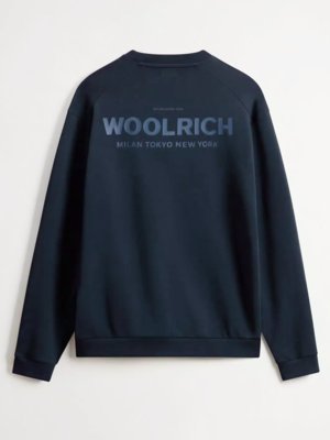 Sweatshirt mit rückseitigem Label-Schriftzug