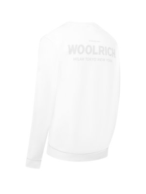 Sweatshirt mit rückseitigem Label-Schriftzug