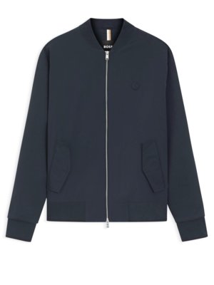 Wattierter Blouson aus mercerisierter Baumwolle mit Stretch-Front