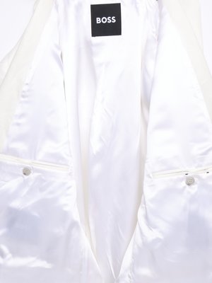 Zweireihiges Sakko aus Leinen mit Schalkragen, Slim Fit