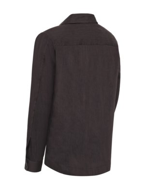 Glattes Overshirt aus einem Leinen-Mix