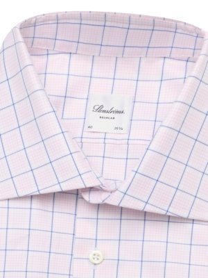 Kariertes Hemd aus Twofold Super Cotton, Regular Fit