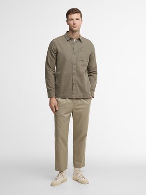 Festes Overshirt aus Baumwolle in Washed-Qualität