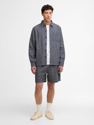 Overshirt in Twill-Qualität aus einem Leinen-Baumwolle-Mix