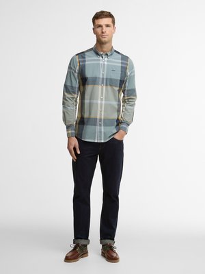 Leichtes Baumwollhemd mit Tartanmuster, Tailored Fit
