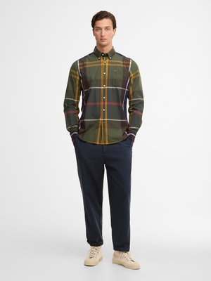 Leichtes Baumwollhemd mit Tartanmuster, Tailored Fit
