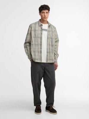 Leichtes Baumwollhemd mit Tartan-Muster und Brusttaschen
