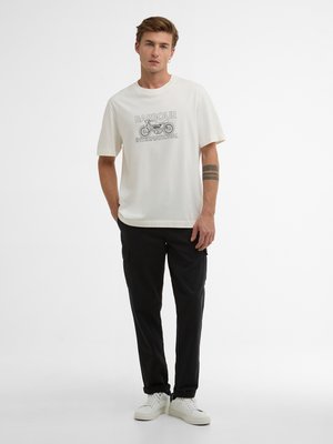Softes T-Shirt mit Motorad-Motiv