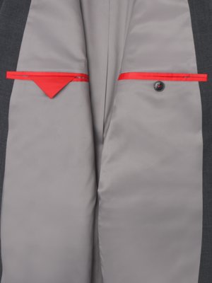 Einreihiges Sakko aus einem Wollmix mit Stretch, Extra Slim Fit