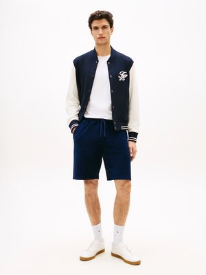 Frottee-Shorts aus Baumwolle mit Logo-Stickerei