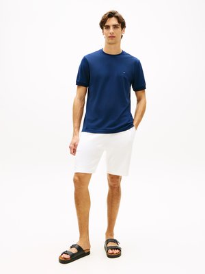 Frottee-Shorts aus Baumwolle mit Logo-Stickerei