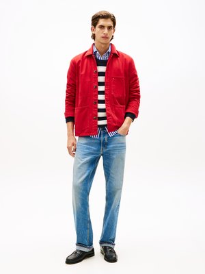 Overshirt aus einem Baumwoll-Denim mit Brusttasche