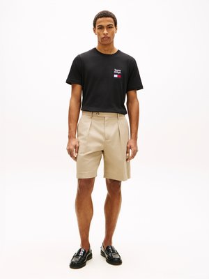 T-Shirt mit Flag-Stickerei in Jersey-Qualität, Regular Fit