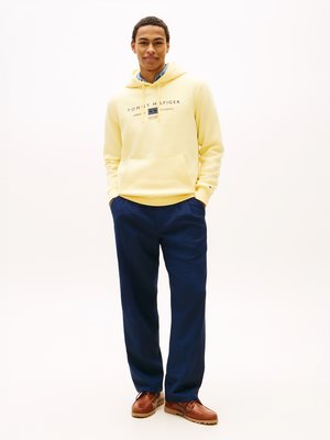 Hoodie aus Baumwolle mit Label-Frontprint