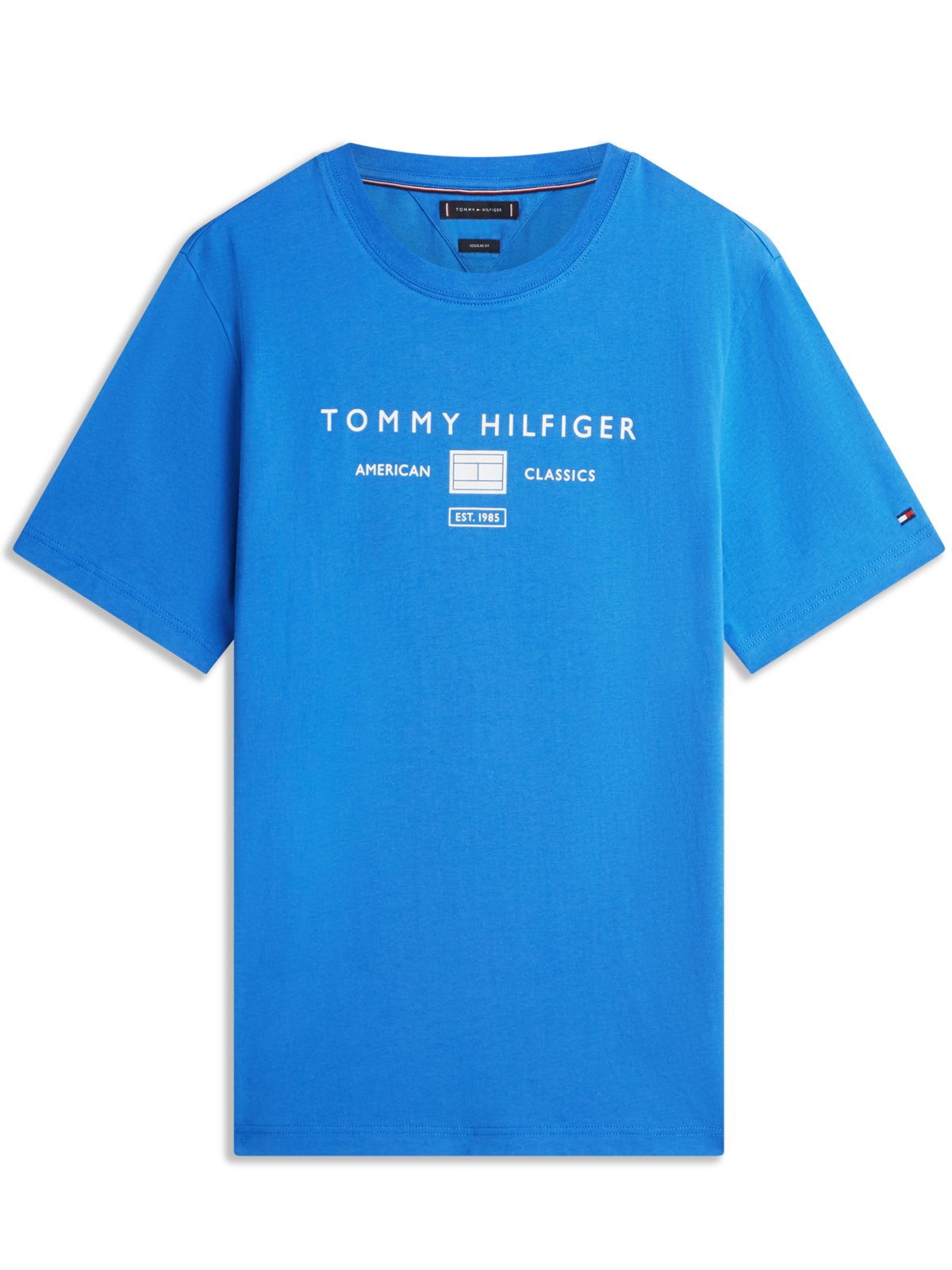 Tommy Hilfiger Softes T-Shirt mit Label-Schriftzug, Regular in XXL