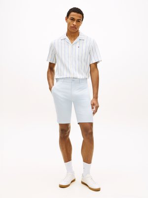 Bermudashorts Denton mit Stretch und Print-Struktur, Slim Fit