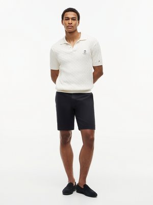 Bermudashorts Denton mit Stretch und Print-Struktur, Slim Fit