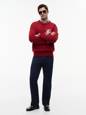 Chino aus Baumwolle und Stretch, Regular Fit