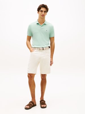 Jersey-Poloshirt mit kleiner Logo-Stickerei, Regular Fit