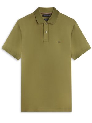 Jersey-Poloshirt mit kleiner Logo-Stickerei, Regular Fit