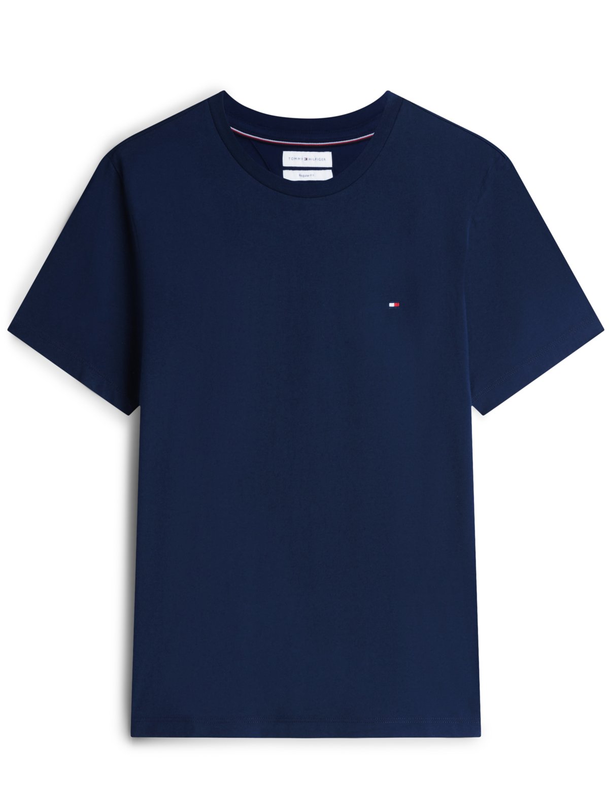 Tommy Hilfiger Softes T-Shirt mit kleiner Logo-Stickerei, Regular Fit in XXL