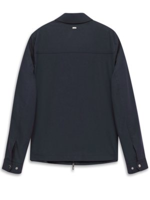 Leichte Hemdjacke aus Lyocell und Baumwolle, Regular Fit