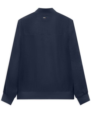 Sommerliches Leinen-Blouson mit Zip