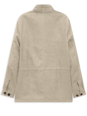 Sommerliche Leinenjacke in Fieldjacket-Optik