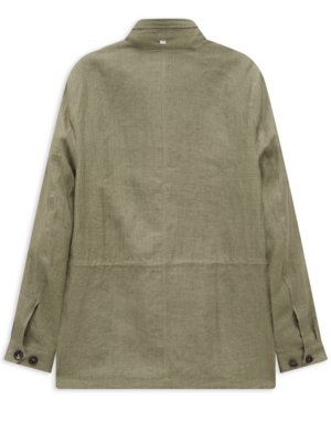 Sommerliche Leinenjacke in Fieldjacket-Optik