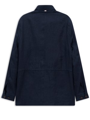 Sommerliche Leinenjacke in Fieldjacket-Optik