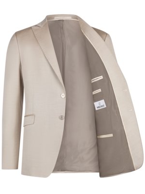 Festliches Sakko aus einem Schurwoll-Mix, Drop 8, Super Slim Fit
