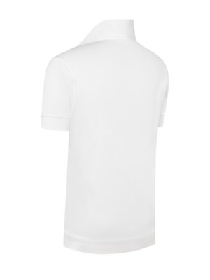 Glattes Poloshirt aus edler Urpima Sea Island® Baumwolle