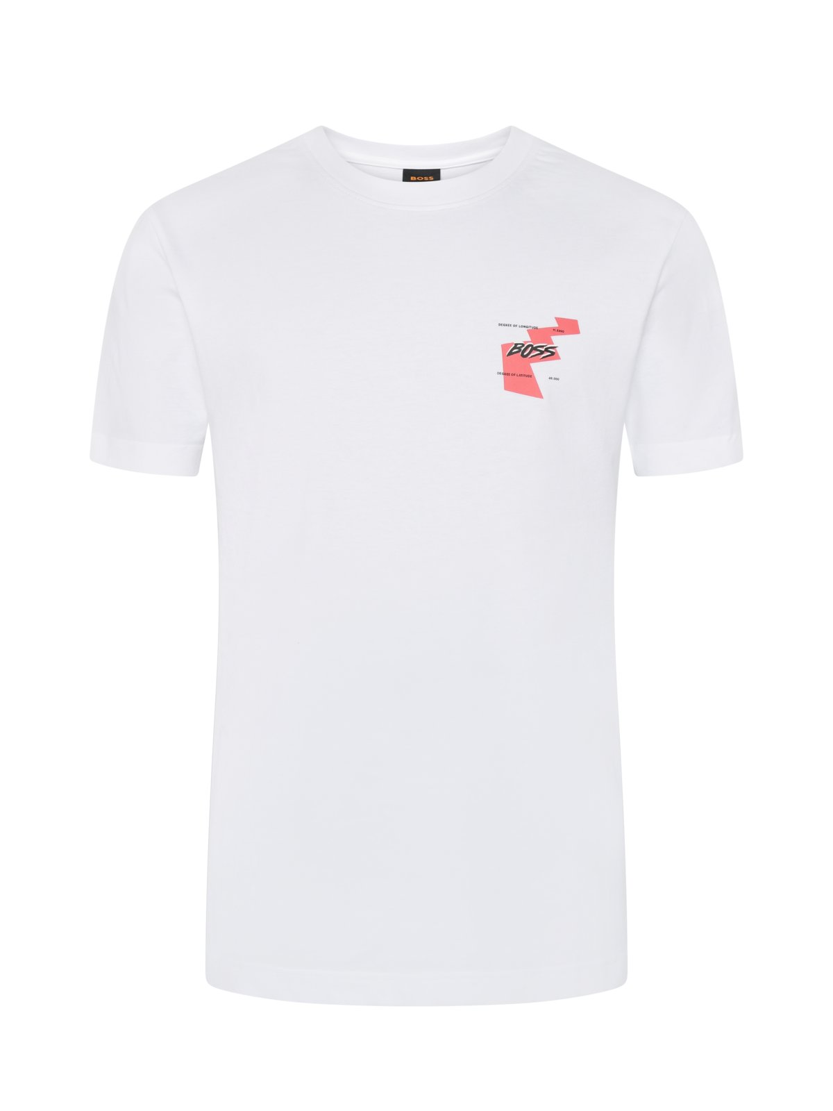 BOSS ORANGE Baumwoll-T-Shirt mit rückseitigem Windsurfer-Print in M