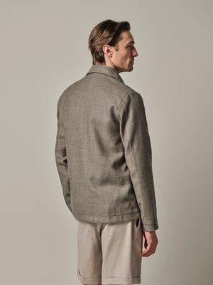 Softes Overshirt aus Schurwolle