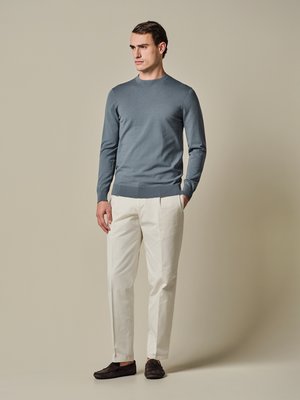 Leichter Rundhalspullover mit Tencel™