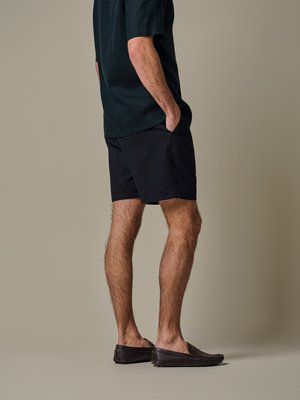 Leichte Shorts aus Leinen und Baumwolle mit Bundfalte, Loose Fit