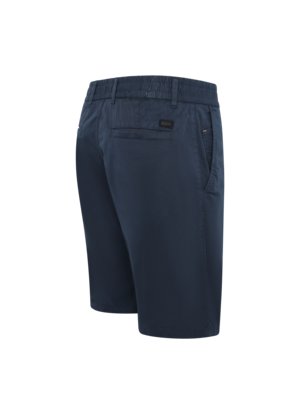 Glatte Shorts mit elastischem Bund und Kordelzug