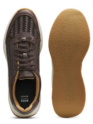 Sneaker Evo aus Veloursleder und Glattleder