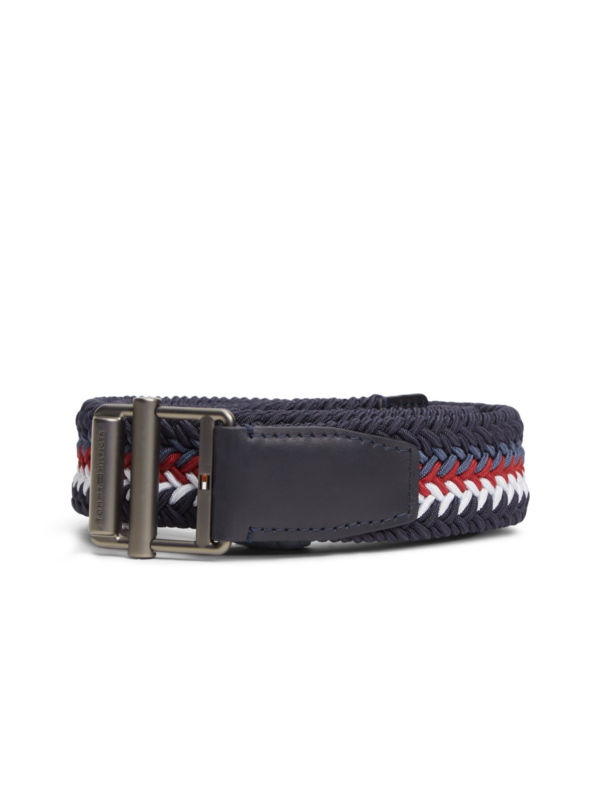 Tommy Hilfiger Flechtgürtel aus einem elastischen Material-Mix mit Rollschnalle in 100