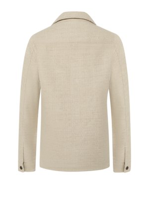 Overshirt aus einem Baumwoll-Leinen-Mischgewebe